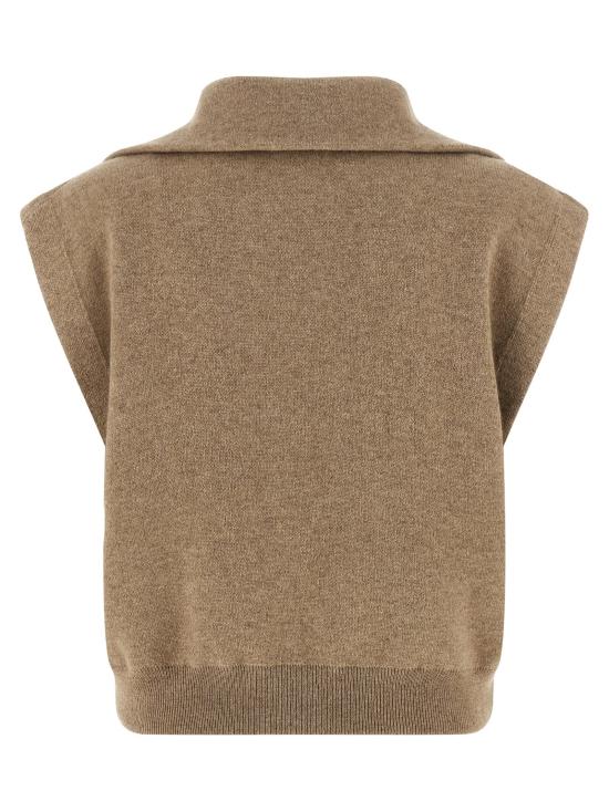  브루넬로 쿠치넬리 베스트 LDM12237846PC077 BEIGE - BRUNELLO CUCINELLI