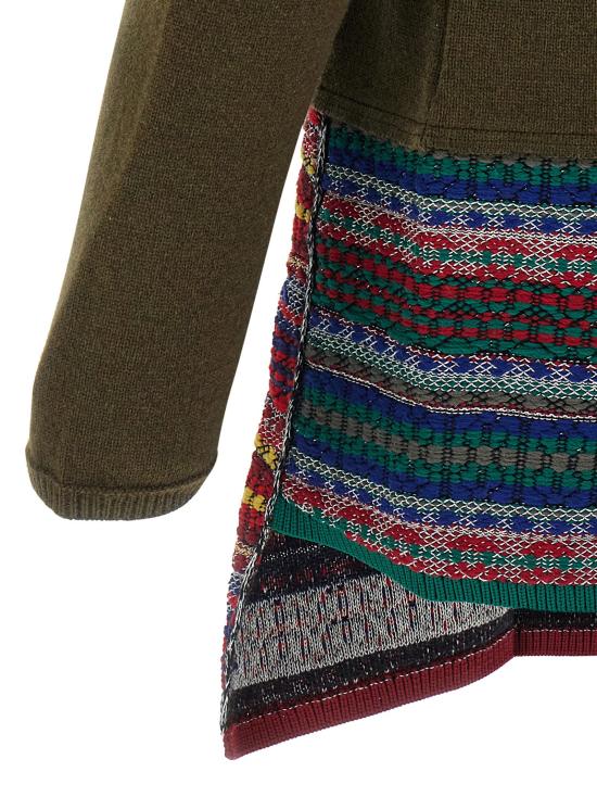  꼼데가르송 가디건 LDPPN0031 OLIVE - COMME DES GARCONS