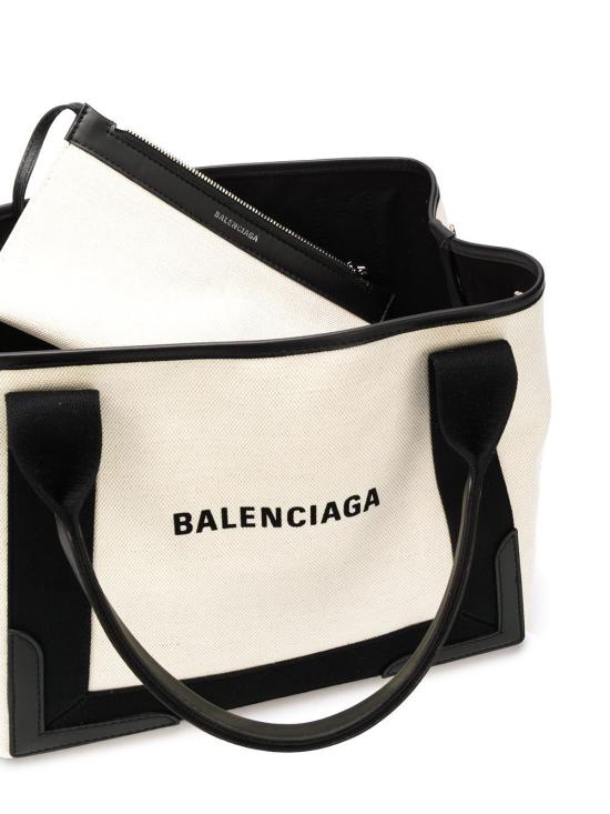  발렌시아가 NAVY 스몰 카바스백 3399332HH3N9260 WHITE - BALENCIAGA