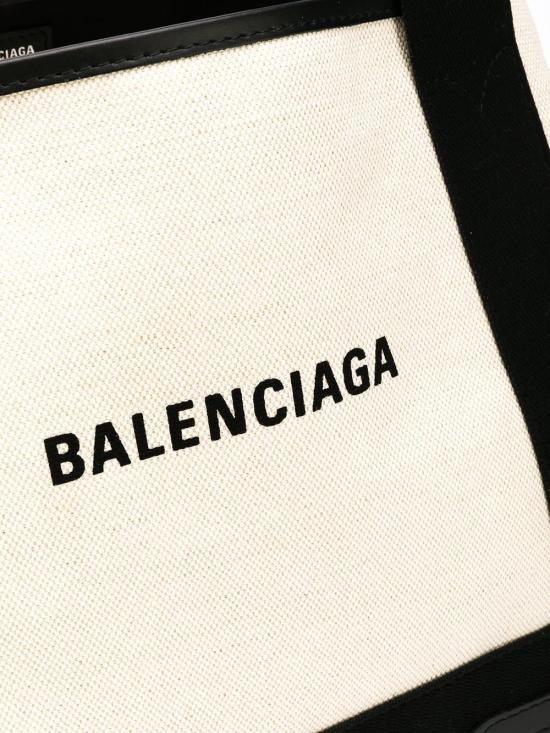  발렌시아가 NAVY 스몰 카바스백 3399332HH3N9260 WHITE - BALENCIAGA