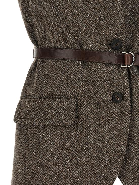  브루넬로 쿠치넬리 베스트 LDMG5667253C004 TAUPE - BRUNELLO CUCINELLI
