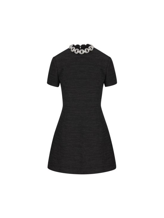 26FW 발렌티노 가라바니 원피스 9B3VAKH1A99 NUD NERO SILVER