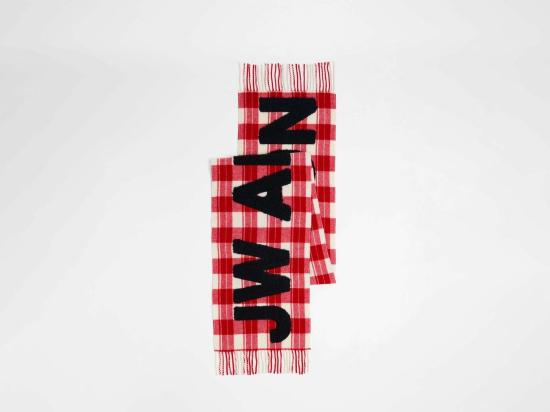 26FW JW앤더슨 머플러/스카프 SA0011FA0501 462 RED WHITE
