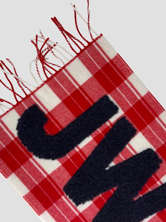 26FW JW앤더슨 머플러/스카프 SA0011FA0501 462 RED WHITE - JW ANDERSON