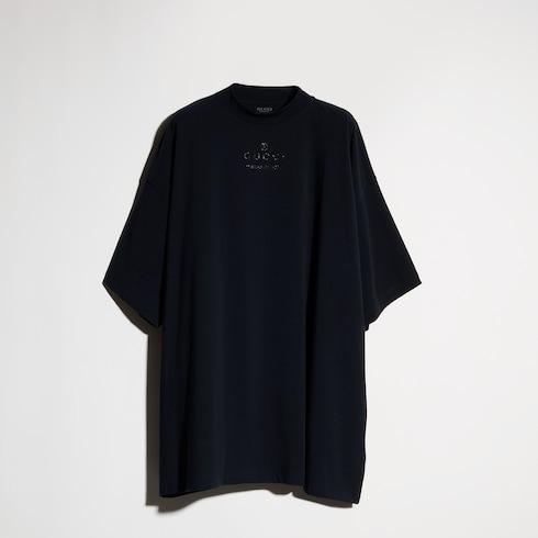 26FW 구찌 반팔 티셔츠 A000F5XJIFV 1152 BLACK MC