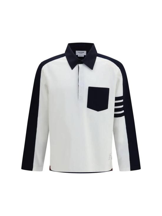 26FW 톰브라운 폴로 티셔츠 MJP250AJ0320 100 WHITE