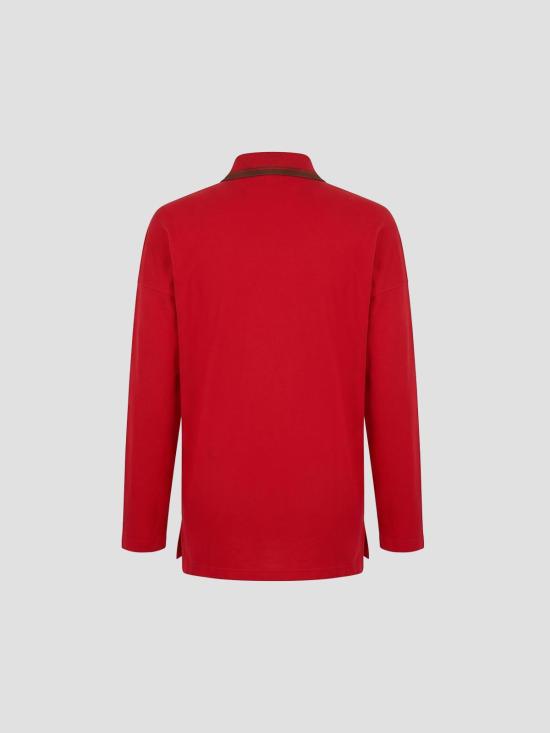 26FW 비비안웨스트우드 폴로 티셔츠 2H010010J00AU H401 RED - VIVIENNE WESTWOOD