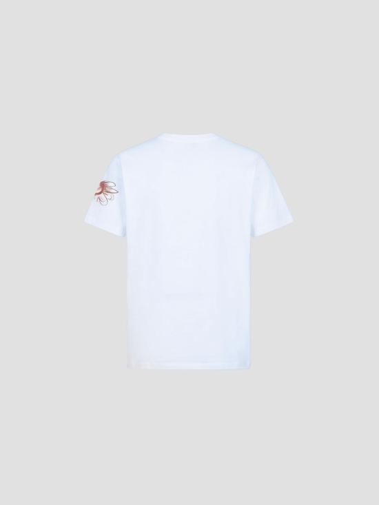 26FW 비비안웨스트우드 자수 로고 골지 크루넥 반팔 티셔츠 3G01005WJ00BL A401 WHITE - VIVIENNE WESTWOOD