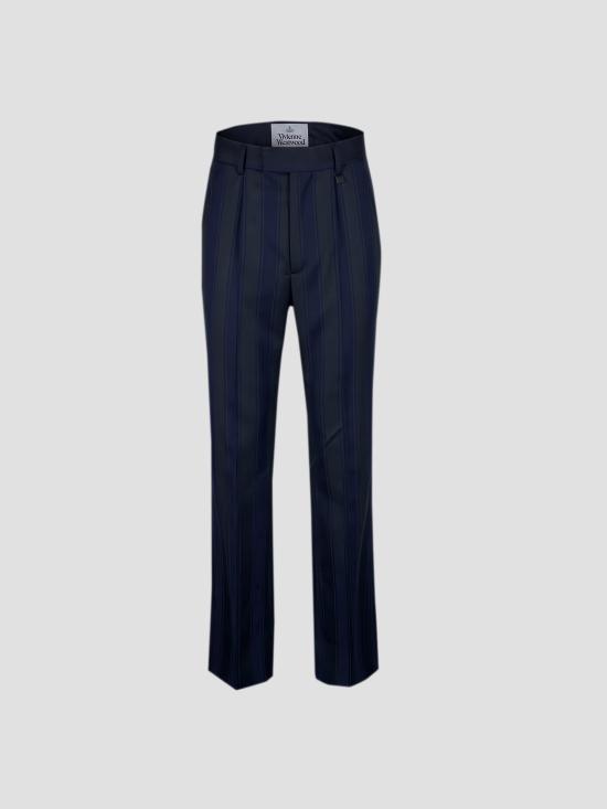 26FW 비비안웨스트우드 레이 트라우저 1F010008W01NH N201 MIDNIGHT BLUE BLACK