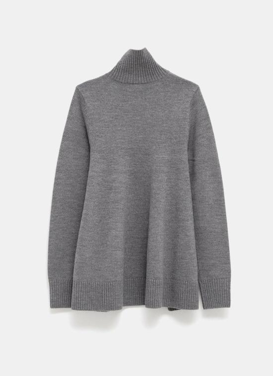 26FW 토템 스웨터 264WRT0887YA0008 074 GREY MELANGE - TOTEME