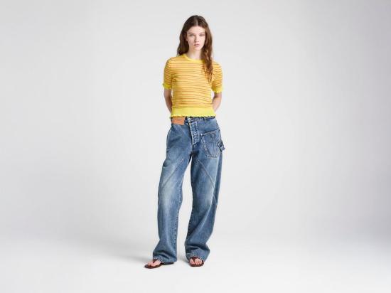 26FW JW앤더슨 데님 팬츠 DT0127PG1849 172 MID BLUE - JW ANDERSON