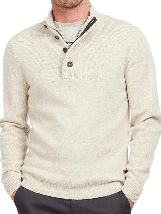 26FW 바버 스웨터 MKN0585 BE14 GREY - BARBOUR