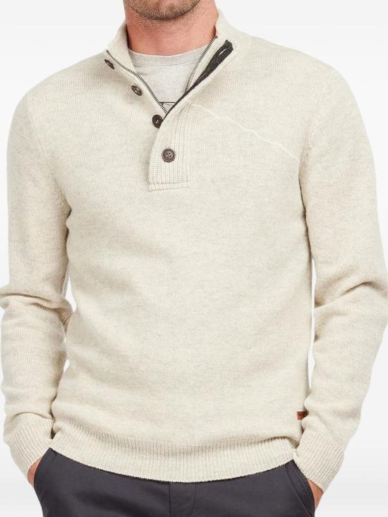 26FW 바버 스웨터 MKN0585 BE14 GREY - BARBOUR