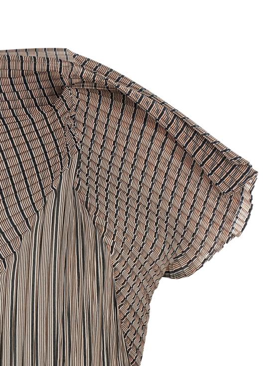  이세이 미야케 블라우스 LDIM58FJ13917 BEIGE - ISSEY MIYAKE