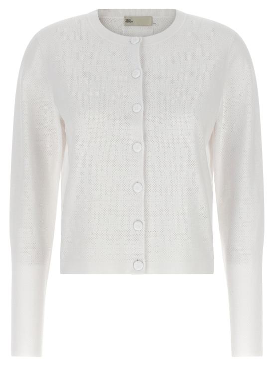  토리버치 가디건 LD181837100 WHITE