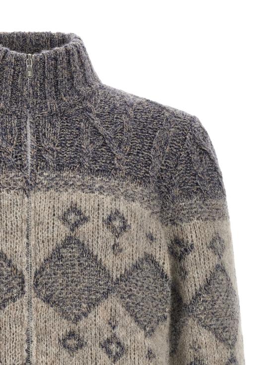 26FW 브루넬로 쿠치넬리 가디건 MNX302506CGF85 Gray - BRUNELLO CUCINELLI