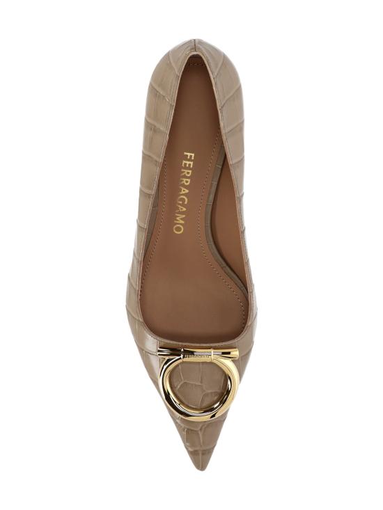 26FW 살바토레 페라가모 힐/펌프스 01L944 7949881C WARM TAUPE - SALVATORE FERRAGAMO