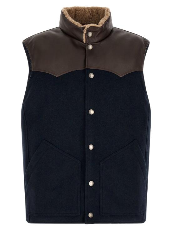  브루넬로 쿠치넬리 베스트 LDMM4701622CQJ36 NAVY