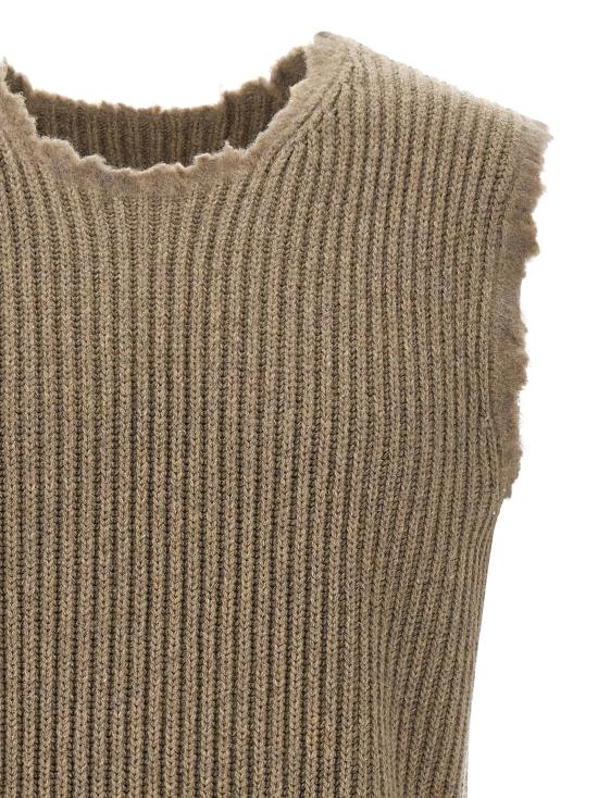 26FW MM6 메종마르지엘라 베스트 SH2FB0035M13346811M Beige - MM6 MAISON MARGIELA