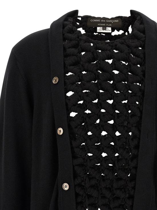 26FW 꼼데가르송 가디건 PRN0100511 Black - COMME DES GARCONS