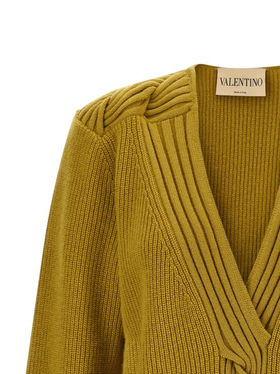 26FW 발렌티노 가라바니 가디건 B0KC76CAHN1MZ Yellow - VALENTINO GARAVANI