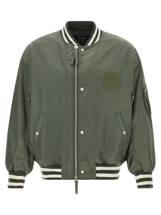 26FW 꼼데가르송 봄버 자켓 HRJ0030512 Green
