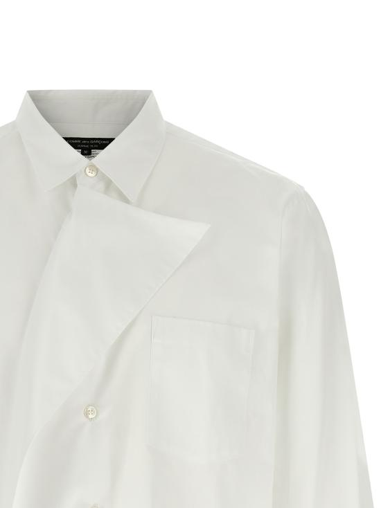 26FW 꼼데가르송 긴팔 셔츠 PRB0130512 White - COMME DES GARCONS