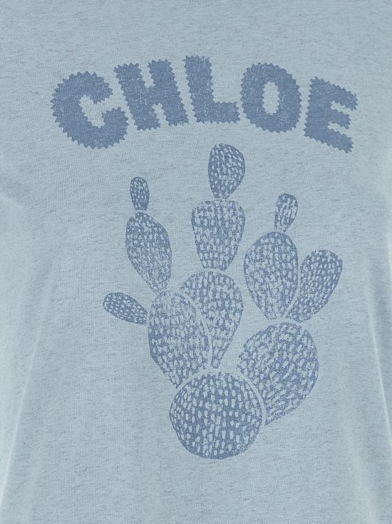 26FW 끌로에 탑 CH26WJH0878740J Light Blue - CHLOE