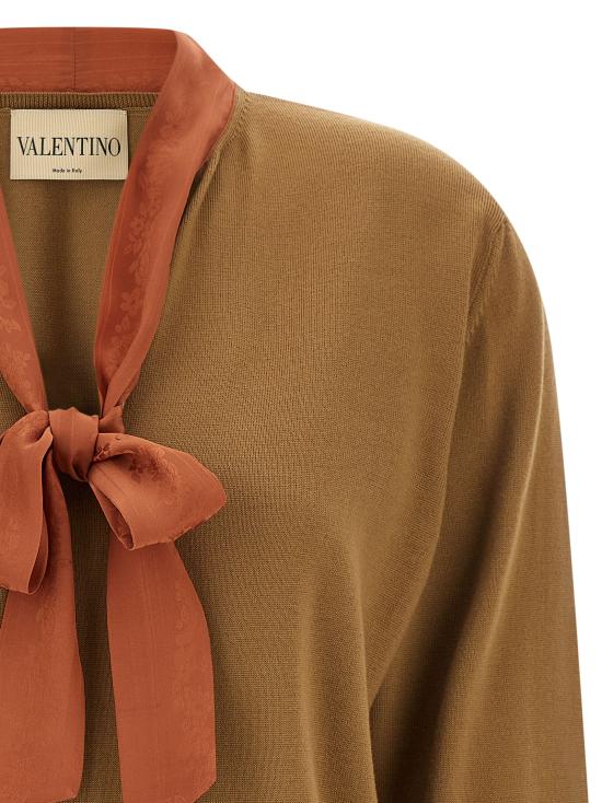 26FW 발렌티노 가라바니 가디건 B3KC74FAAE954 Brown - VALENTINO GARAVANI