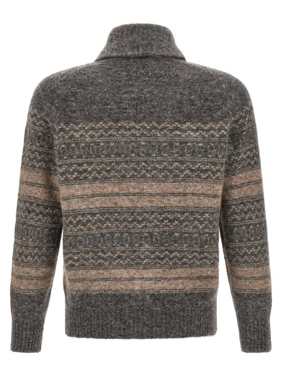  브루넬로 쿠치넬리 가디건 LDMTF710006CTR58 CHARCOAL - BRUNELLO CUCINELLI