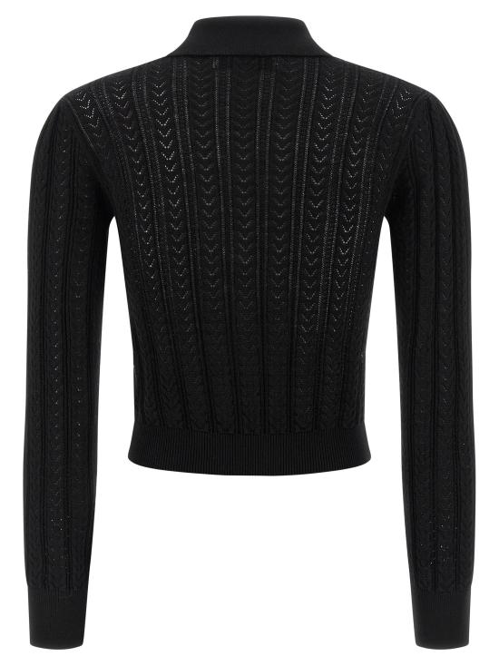  알레산드라리치 가디건 LDFABX4169K46010056 BLACK - ALESSANDRA RICH