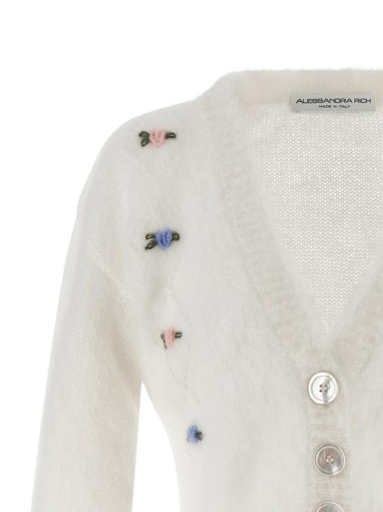  알레산드라리치 가디건 LDFABX4183K46039001 WHITE - ALESSANDRA RICH