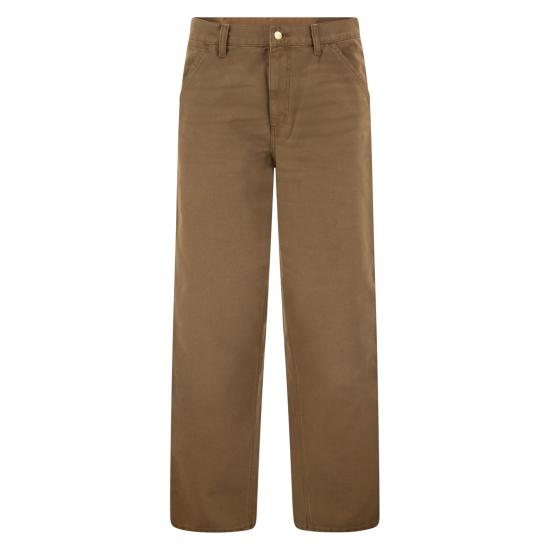 26FW 칼하트 싱글 니 팬츠 I034798 BROWN