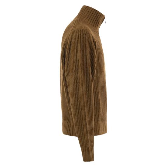 26FW 칼하트 디트로이트 하프 집 스웨터 I035398 BROWN - CARHARTT