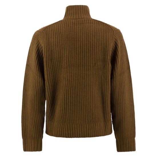 26FW 칼하트 디트로이트 하프 집 스웨터 I035398 BROWN - CARHARTT