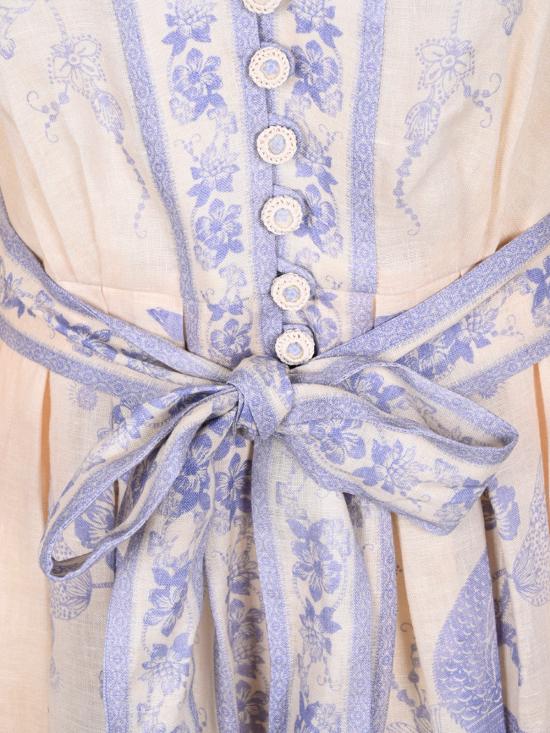 26FW 짐머만 미디 원피스 3500DSS262 CRLF CREAM LILAC FLORAL - ZIMMERMANN