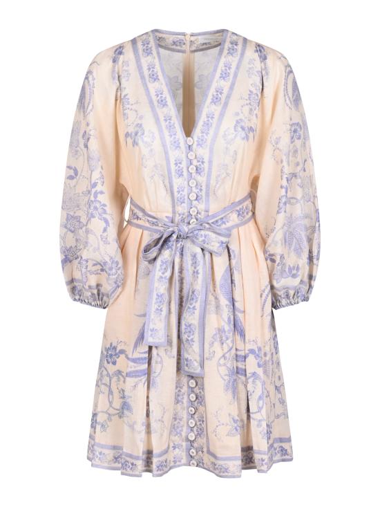 26FW 짐머만 미디 원피스 3500DSS262 CRLF CREAM LILAC FLORAL