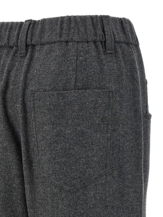  브루넬로 쿠치넬리 팬츠 LDMB162P8417C032 CHARCOAL - BRUNELLO CUCINELLI