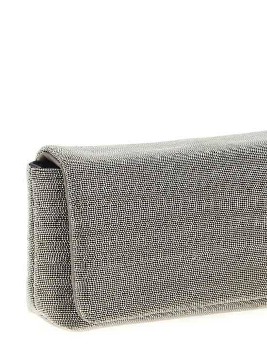  브루넬로 쿠치넬리 클러치/파우치 LDMBMON2611C736 SILVER - BRUNELLO CUCINELLI
