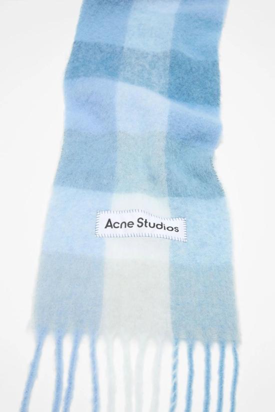 아크네 스튜디오 머플러/스카프 모헤어 체크 스카프 - ACNE STUDIOS