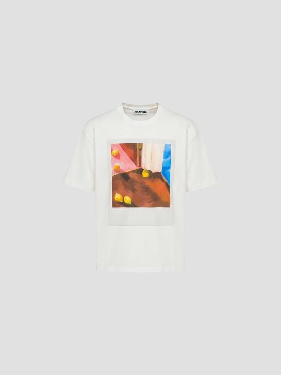 26FW 질샌더 반팔 티셔츠 J21GC0213J20411 994 BRIGHT SHADE PHOTOGRAPH
