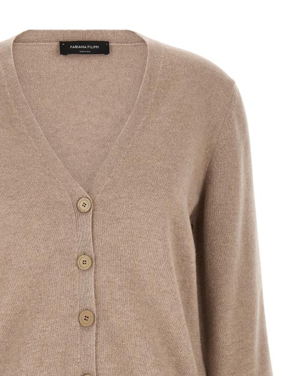  파비아나 필리피 가디건 LDMAD216F384M2810165 BEIGE - FABIANA FILIPPI