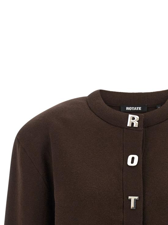  로테이트 바이 크리스텐슨 가디건 LD11385416671667 BROWN - ROTATE BY BIRGERCHRISTENSEN
