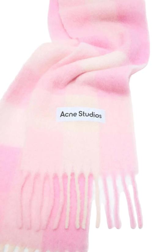  아크네 스튜디오 머플러/스카프 모헤어 체크 스카프 - ACNE STUDIOS