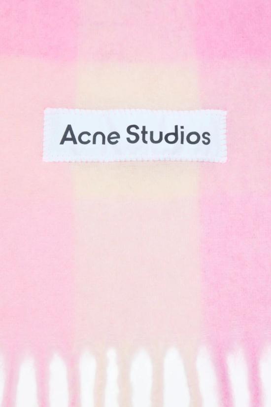  아크네 스튜디오 머플러/스카프 모헤어 체크 스카프 - ACNE STUDIOS