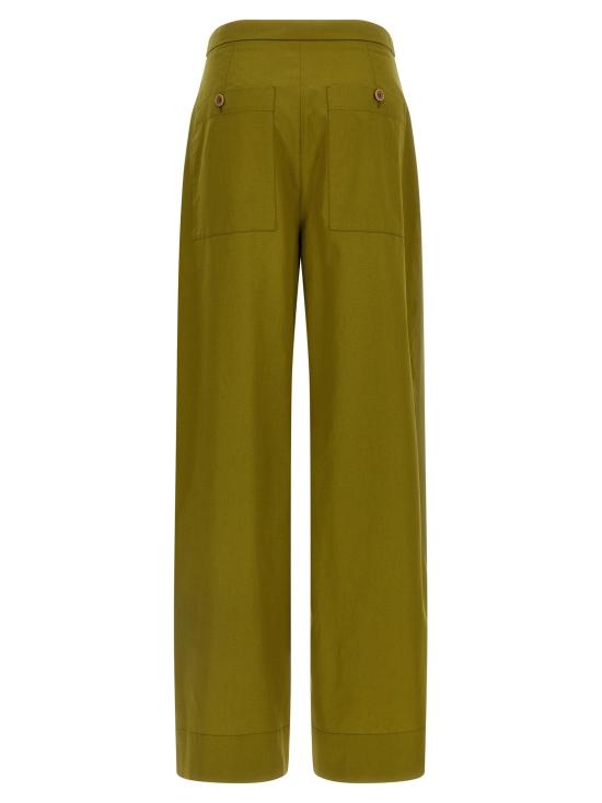  제지아 팬츠 LDMJD2554141BIKHAKISILK OLIVE - JEJIA