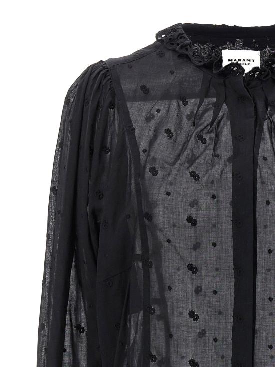  이자벨마랑에뚜왈 블라우스 LD24PHT0378FAB1J10E01BK BLACK - ISABEL MARANT ETOILE