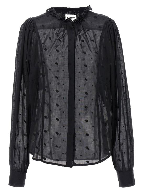  이자벨마랑에뚜왈 블라우스 LD24PHT0378FAB1J10E01BK BLACK