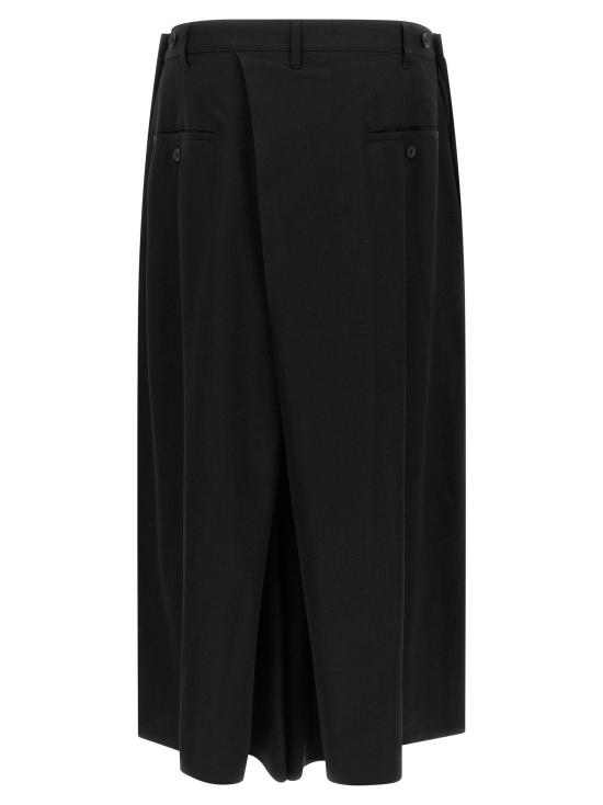  요지 야마모토 팬츠 LDHWP091002 BLACK - YOHJI YAMAMOTO