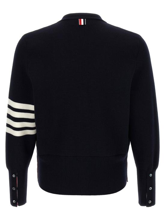  톰브라운 가디건 LDMKC160A00014415 BLACK - THOM BROWNE